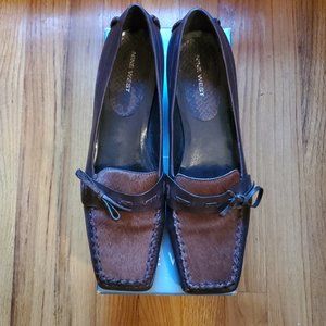 Nine West Dark Brown Loafers Size 10
